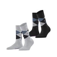 Burlington Damen Socken Everyday Argyle SO 2-Pack 22012