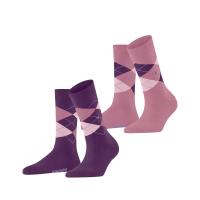 Burlington Damen Socken Everyday Argyle SO 2-Pack 22012