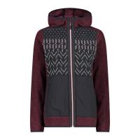 CMP Damen Fleecejacke Woman Jacket Fix Hood 33H2336