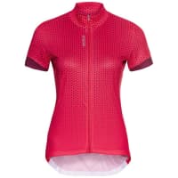 Odlo Damen Radtrikot Stand-up collar s/s full zip Essential 411951