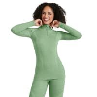 Falke Damen Langarmshirt Wool-Tech Longsleeved Zip Shirt 33310