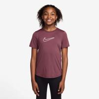 Nike Mädchen T-Shirt Dri-FIT One Fitted Big Kids  (Girl) FZ5600