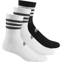 adidas Damen Sportsocken Glam 3-Stripes Cushioned Sport Crew