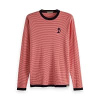 Scotch & Soda Herren Pullover Lightweight Striped Crewneck 149121