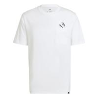 adidas Herren T-Shirt Lounge Slides Graphic Pocket Tee