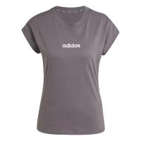 adidas Damen T-Shirt Essentials Linear Cotton Tee