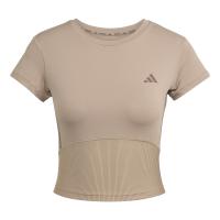 adidas Damen T-Shirt Hyperglam Rib Baby Tee