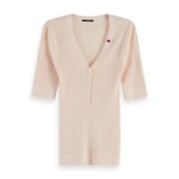 Maison Scotch Damen Top Knitted Grandad 157098