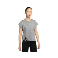 Nike Damen Trainingsshirt Dry SS Top Tie CU5025