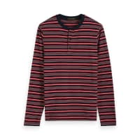 Scotch & Soda Herren Langarmshirt Classic Longsleeve Granddad 152253