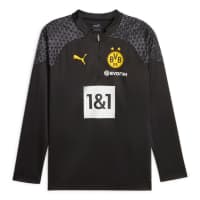 Puma Kinder Trainingstop Borussia Dortmund 1/4-Zip Top w/ sponsor 771825