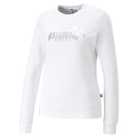 Puma Damen Pullover ESS+ Metallic Logo Crew 673650