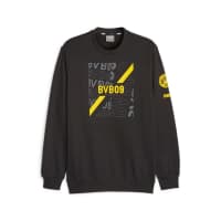 Puma Herren Pullover BVB FtblCore Graphic Crew Sweatshirt 771859