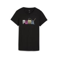 Puma Damen T-Shirt Graphic Stacked Tee 688167