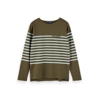 Scotch & Soda Herren Langarmshirt Breton Stripes Shirt 156799