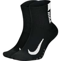 Nike Unisex Laufsocken Multiplier Ankle (2 Pair) SX7556
