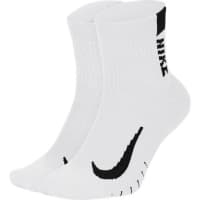 Nike Unisex Laufsocken Multiplier Ankle (2 Pair) SX7556