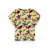 Maison Scotch Damen T-Shirt Top In Mercerized Jersey Quality 156213