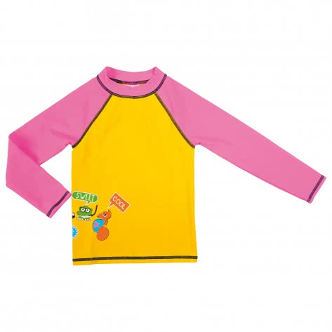 Arena Mädchen Bade Langarm Shirt UV TEE 000439-359 92 YELLOW STAR-PAPARAZZI | 92