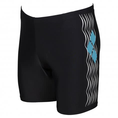 Arena Herren Badeshort Smooth Waves Mid Jammer 004088-500 4 Black | 4