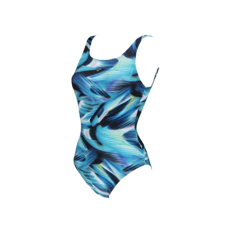 Arena Damen Badeanzug Flavia U Back 004258-550 44 Black Multi | 44