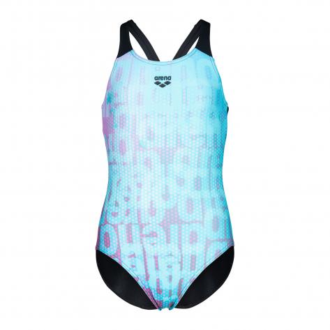 Arena Mädchen Badeanzug  MULTI COLOURS V BA 009007-509 128 Water-Multi/Black | 128