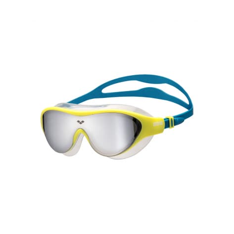 Arena Kinder Schwimmbrille THE ONE MASK JR MR 009274-110 Silver-Soft Green-Blue Cosmo | One size