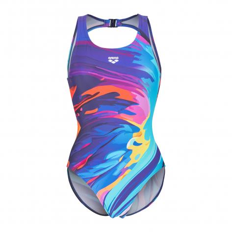 Arena Damen Badeanzug PLACEMENT SWIMSUIT O BACK L 010650 