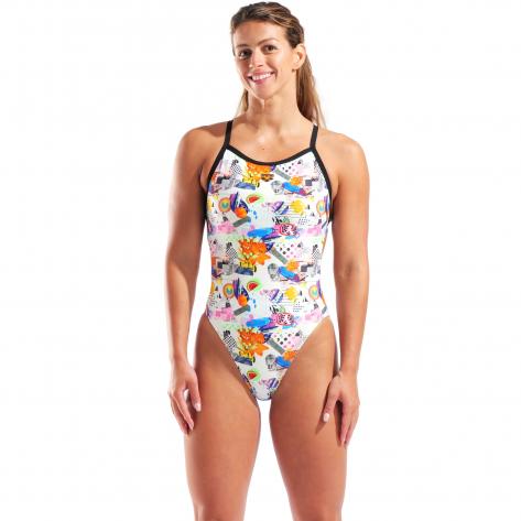 Arena Damen Badeanzug W Arena Collage Swimsuit Xcriss Cross 010735 