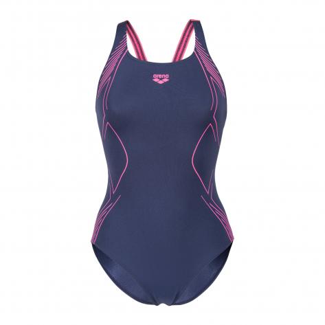 Arena Damen Badeanzug Graphic Swimsuit Swim Pro Back 011182 