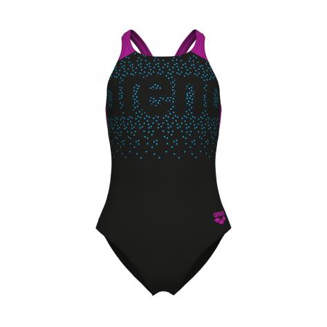 Arena Mädchen Badeanzug PAINTERLY SWIMSUIT V BACK 011756 
