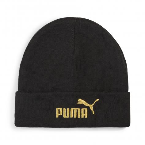 Puma Unisex Mütze ESS GOLD NO.1 LOGO Mid Crown Beanie 027575-01 PUMA Black | One size