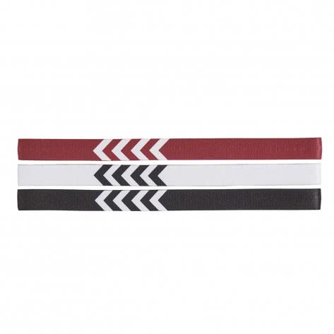 Hummel Stirnband 3-Pack Headand 098153-9475 One size White/Black/True Red | One size