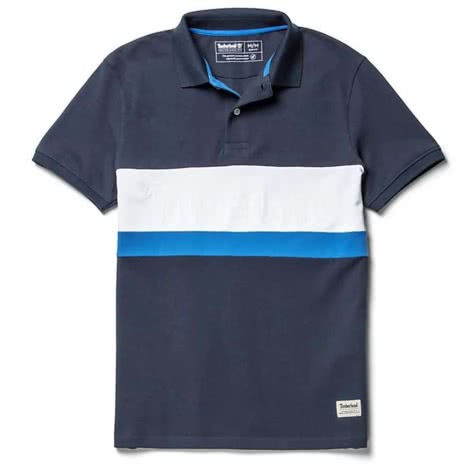 Timberland Herren Polohemd Millers River 0A1O47 S Navyblau | S