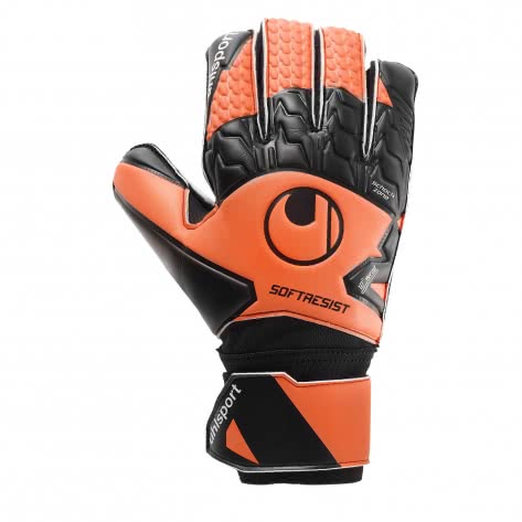 Uhlsport Herren Torwarthandschuhe Soft Resist 101116001 10.5 Fluo Orange/Weiß/Schwarz | 10.5