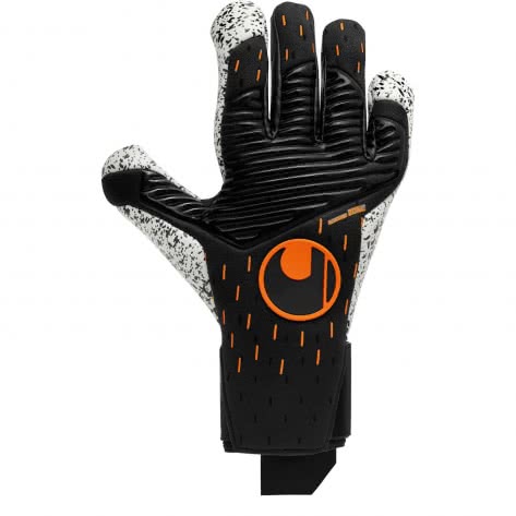 Uhlsport Torwarthandschuhe Speed Contact Supergrip+ HN 101126101 8.5 Schwarz/Weiss/Fluo Orange | 8.5