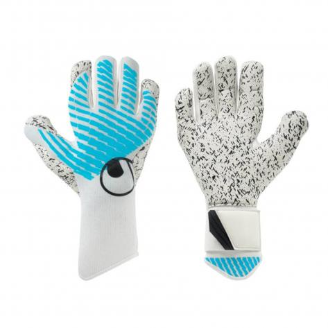 Uhlsport Torwarthandschuhe FM Cybertec Supergrip+ HN 101137501 10 White/Cyber Blue/Black | 10