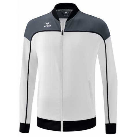 erima Herren Präsentationsjacke Change 1012307 L Weiß/Slate Grey/Schwarz | L