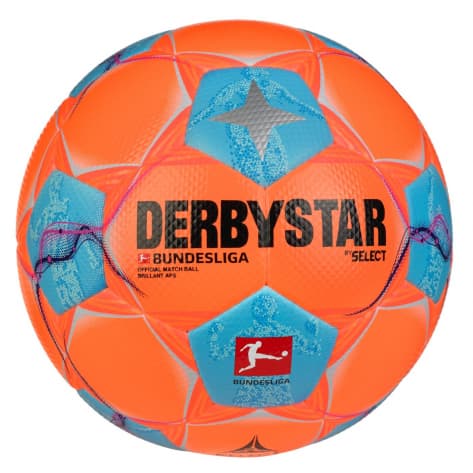 Derbystar Fussball Bundesliga Brillant APS High Visible v24 24/25 1814500024 5 Orange/Blau/Pink | 5