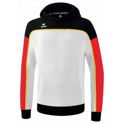 erima Herren Kapuzenpullover Change 1072309 S Weiß/Schwarz/Rot | S