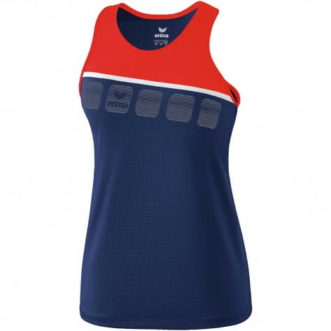 erima Kinder Tanktop 5-C 1081928 164 New Navy/Rot/Weiß | 164