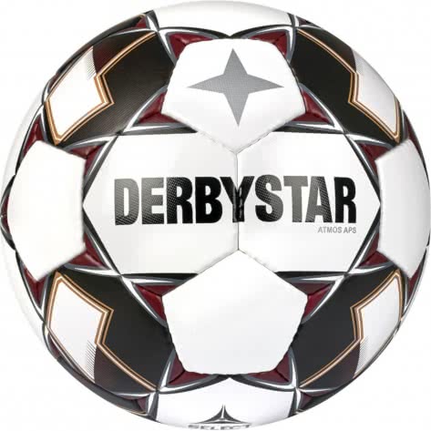 Derbystar Fussball Atmos APS v22 1105500123 5 Weiss Schwarz Rot | 5