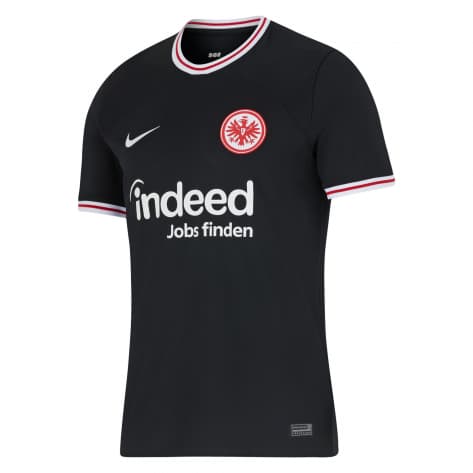 Nike Herren Eintracht Frankfurt Away Trikot 2023/24 FJ7696-010 M Black/Universtity Red/White | M