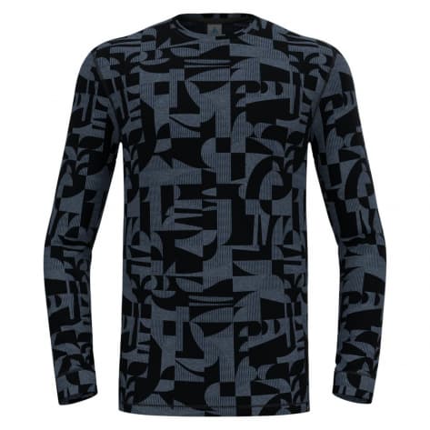 Odlo Herren Langarmshirt Base Layer Wool Heritage 112152-21109 XXL Provincial Blue-Black | XXL