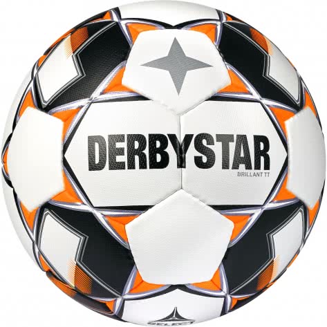 Derbystar Fussball Brillant TT AG v22 1132500127 5 Weiß-Schwarz-Orange | 5