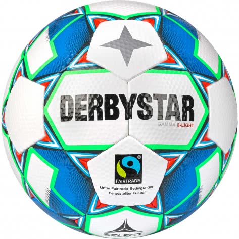 Derbystar Fussball Gamma S-Light v22 1212300164 3 Weiss/Blau/Grün | 3