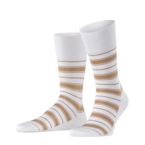 Falke Herren Socken Shirtline 12523-2000 41-42 White | 41-42