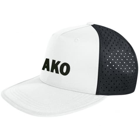 Jako Unisex Kappe Cap Function 1281-001 Senior Weiß/Schwarz | Senior