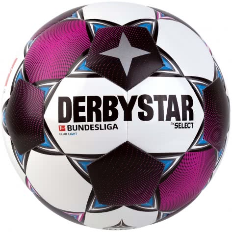 Derbystar Fussball Bundesliga 2020/21 Club Light 1318500020 Weiss/Magenta/Grau | 5