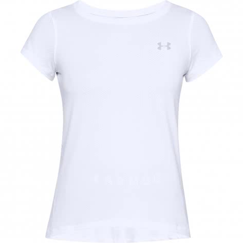 Under Armour Damen T-Shirt HG Armour SS 1328964-100 XXL White/Metallic Silver | XXL